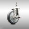 Service Caster 5 Inch 316SS Thermoplastic Rubber Swivel 10mm Threaded Stem Caster Brake SCC SCC-SS316TS20S514-TPRB-TLB-M1015 - alternate 4